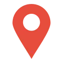 Map showing The Calm Vacations office in Srinagar